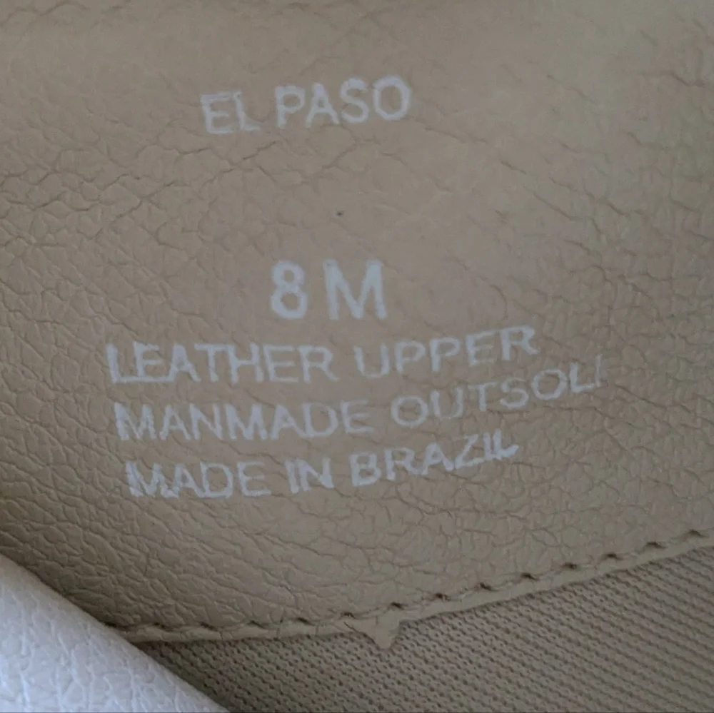 🔥SALE🔥NIB Free People Matisse El Paso Studded Ivory Heeled Mid Western Boots 8 - Picture 8 of 9